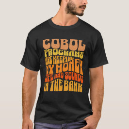 Cobol-program är i bankaffärer T-shirt