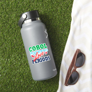 Cobol-programmerare älskar punkter Sticker Klistermärken