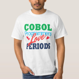 Cobol-programmerare älskar punkter t shirt