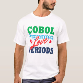 Cobol-programmerare älskar punkter t shirt