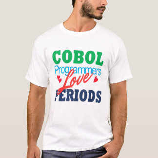 Cobol-programmerare älskar punkter t shirt