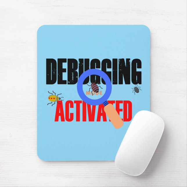 Cobol-programmering Debug-läge aktiverat Musmatta (Med mus)