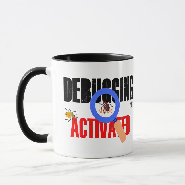 Cobol-programmering felsökningsläge aktiverat mugg (Vänster)
