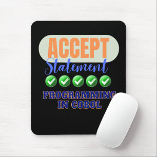 Cobol-programmering med Accept Statement Musmatta