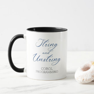 Cobol programmering String och Unstring Verb Mugg