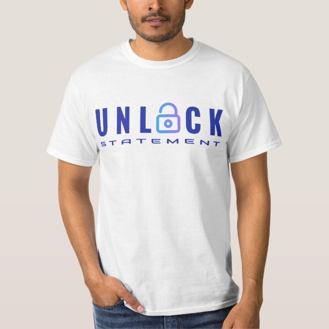 Cobol-programmering UNLOCK-sats T Shirt (Framsida)