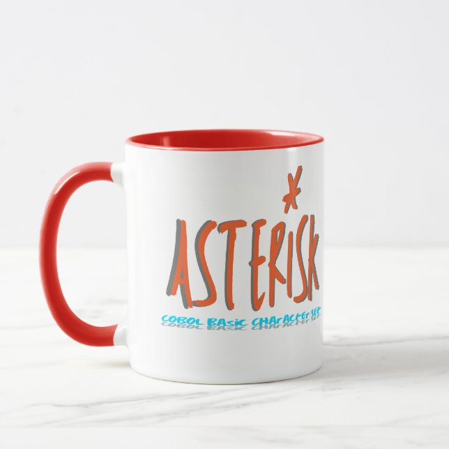 Cobol programmeringsspråk grundläggande tecken mugg (Vänster)