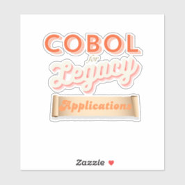 Cobol programmeringsspråk Legacy dekal