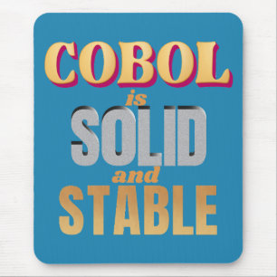 Cobol-programmeringsspråket är starkt och stabilt musmatta