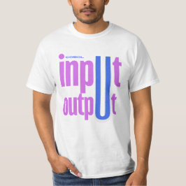Cobol Programming Language Input Output Section T Shirt