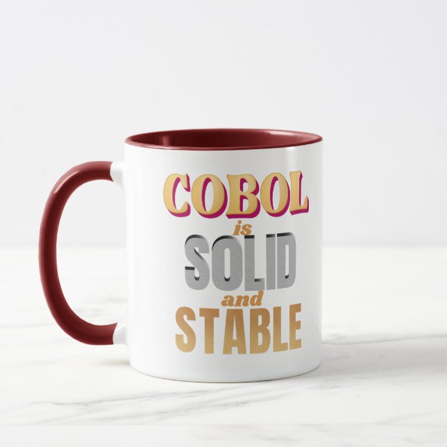 Cobol Programming Language is Strong and Stable Mugg (Vänster)
