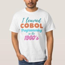 Cobol Programming Language på 1960-talet T Shirt