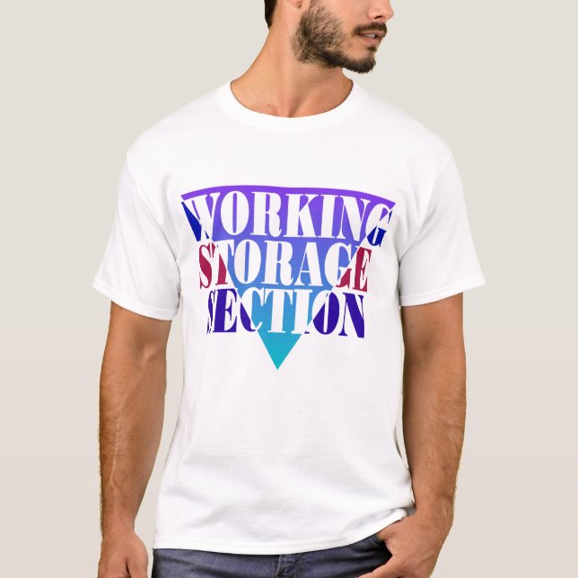 Cobol Programming Working Storage T Shirt (Framsida)