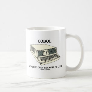 COBOL sammanställer endast på grund av tur Kaffemugg