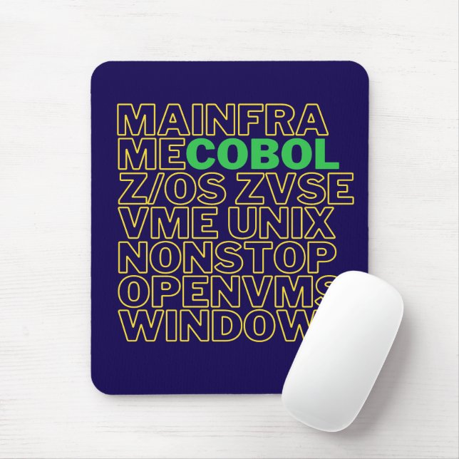 COBOL-språk Operativsystem Plattformar  Musmatta (Med mus)