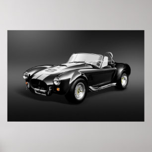 Cobra--427ssvartaffisch Poster