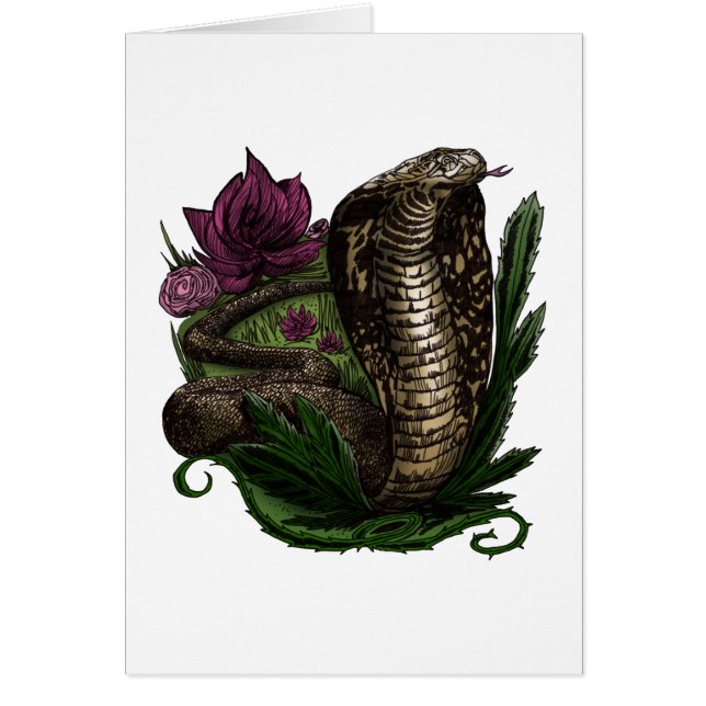 Cobra Hälsningskort (Framsidan)