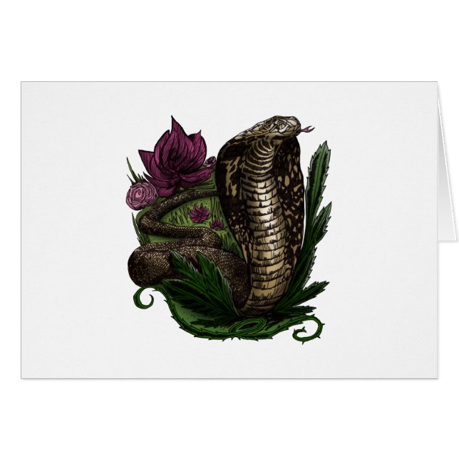 Cobra Hälsningskort (Framsidan Horizontal)