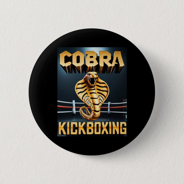 Cobra Kickboxing Design Av Don Castillo  Knapp (Framsida)