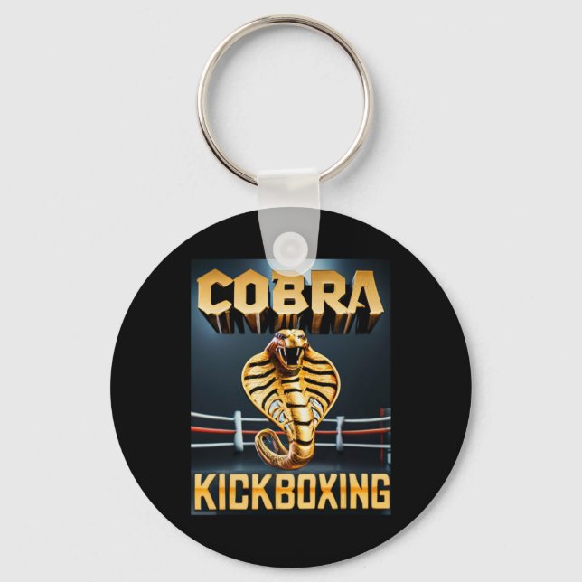 Cobra Kickboxing Design By Don Castillo  Nyckelring (Framsida)