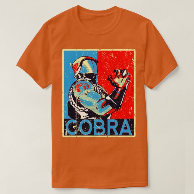 Cobra kommendör 80-talton t shirt (Design framsida)