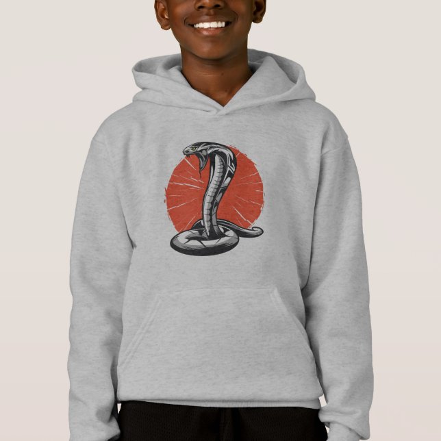 Cobra Open Huva, orm Attacking T Shirt (Framsida)