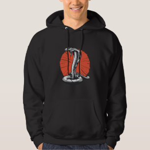 Cobra Öppen Huva, Orm Attackerar Hoodie