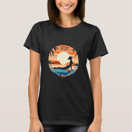 Cobra Pose - Bhujangasana I Yoga Sunset Graphic T Shirt