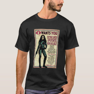 Cobra Recruiting poster med baronessan G.I T Shirt