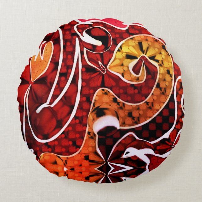 Cobra Rund Kudde (Framsidan)