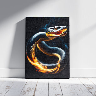 Cobra Snake Canvastryck