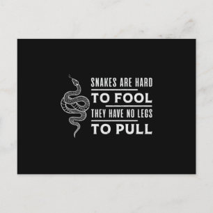 Cobra Snake Reptile Snakers Animal Pet Funny Gift Vykort