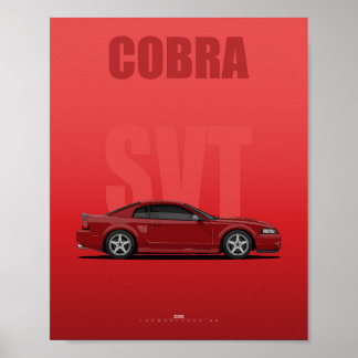 Cobra SVT Redfire Muscle Poster