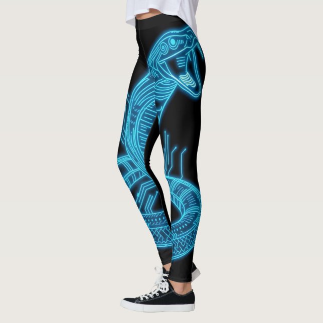 „Cobra – Symbol der Macht und Wachsamkeit“ Leggings (Vänster)