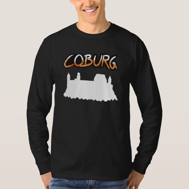 Coburg Mit Der Veste Coburg Castle T Shirt (Framsida)