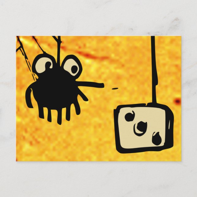 Cobweb Games vykort (Framsida)
