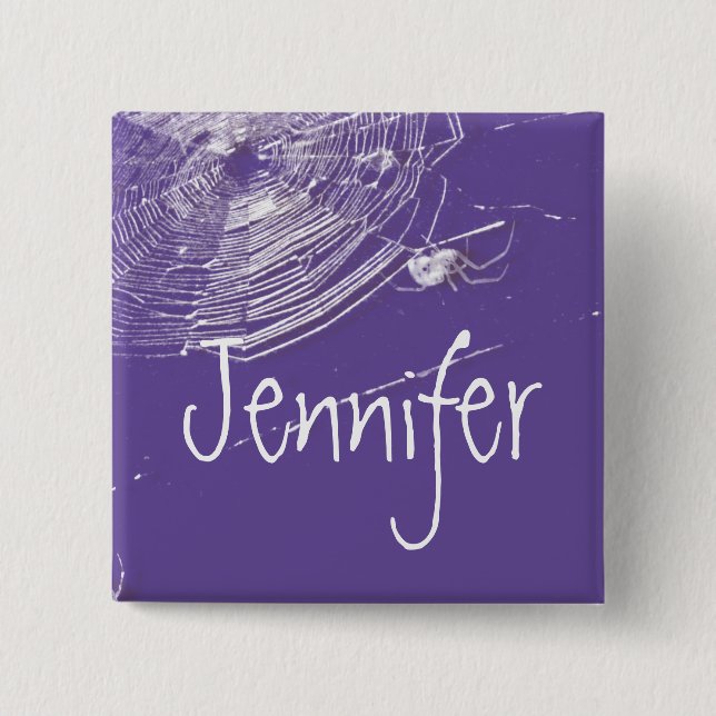 Cobwebb och White Spiders Knapp (Framsida)