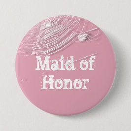 Cobwebb och White Spiders Maid of honor Knapp