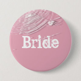 Cobwebs och White Spiders Bride Knapp