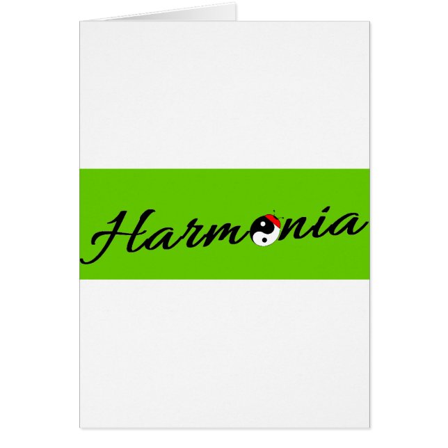 Coccinelle Harmonia zen Hälsningskort (Framsidan)