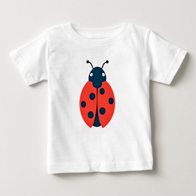 Coccinelle, T-shirt en jersey fin pour bébés  (Framsida)