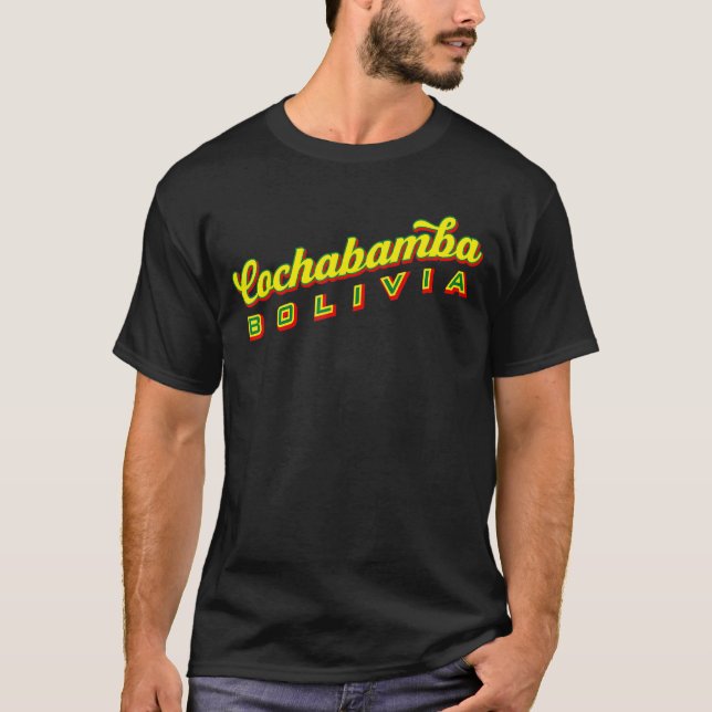 Cochabamba Bolivia T Shirt (Framsida)
