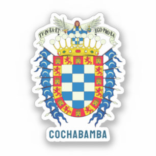 Cochabamba jackat av arm (Bolivia) Klistermärken