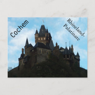 Cochem Castle in Tyskland Vykort