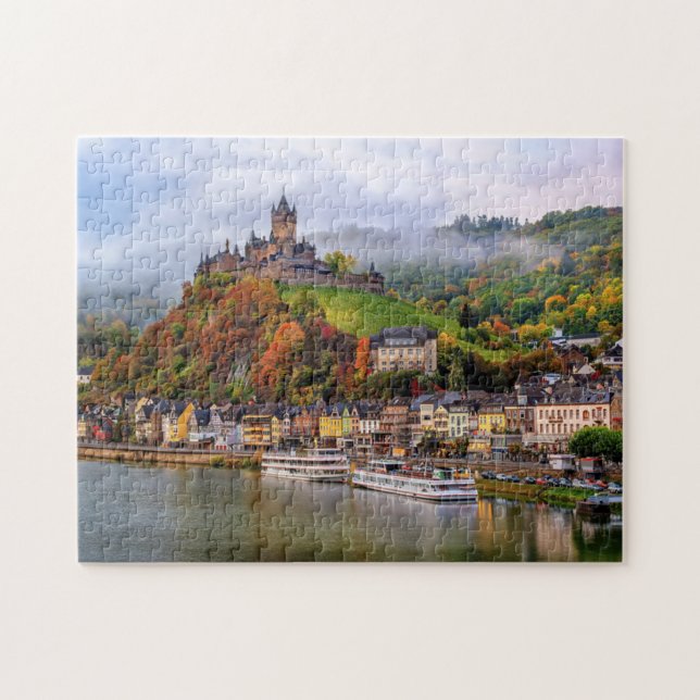 Cochem Castle Puzzle Pussel (Horisontell)