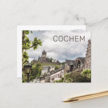 Cochem Moselle Panorama Tyskland Souvenir