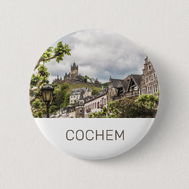 Cochem Moselle Panorama Tyskland Souvenir Knapp