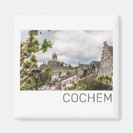 Cochem Moselle Panorama Tyskland Souvenir Magnet
