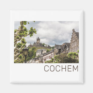 Cochem Moselle Panorama Tyskland Souvenir Magnet