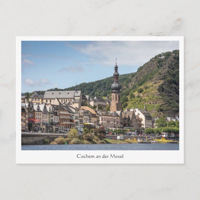 Cochem Moselle Vykort (Framsida)